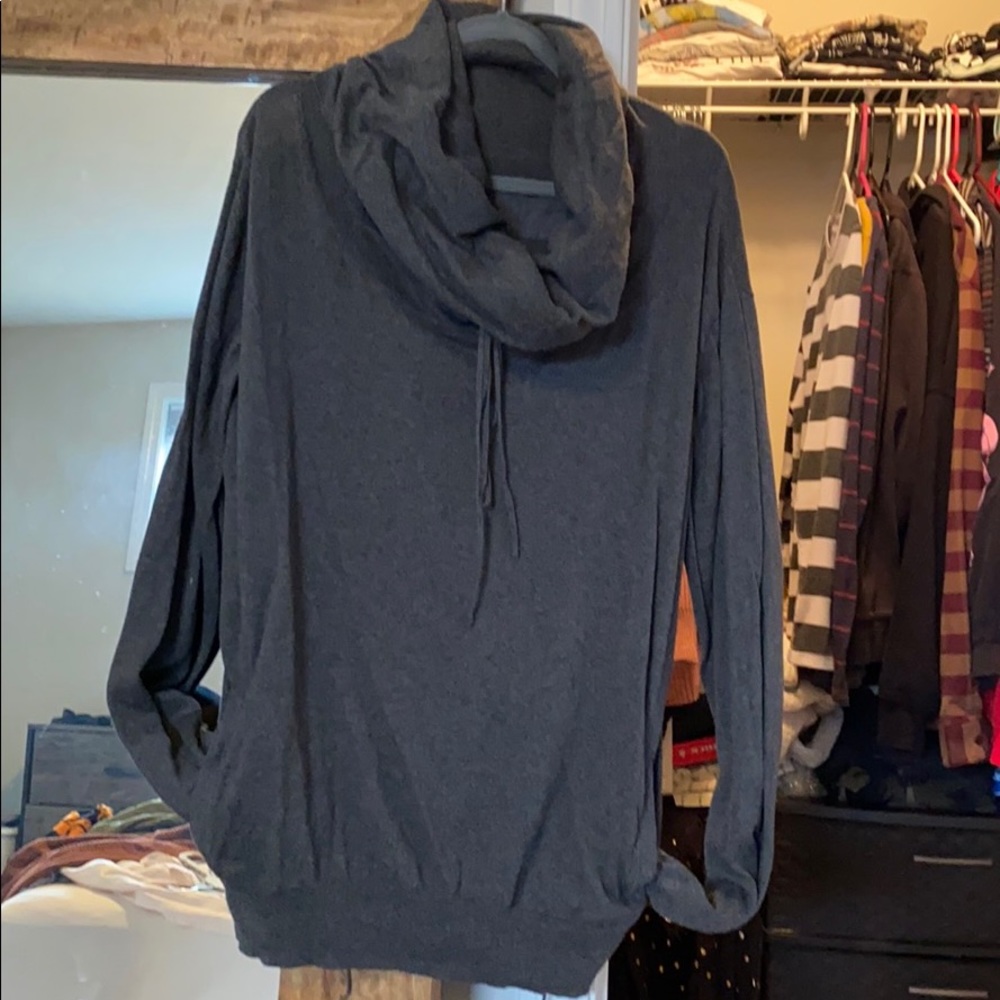 Allsaints oversized cowl neck top